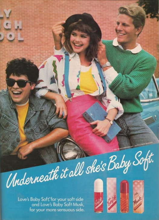 Love's Baby Soft ad from the 1980s.